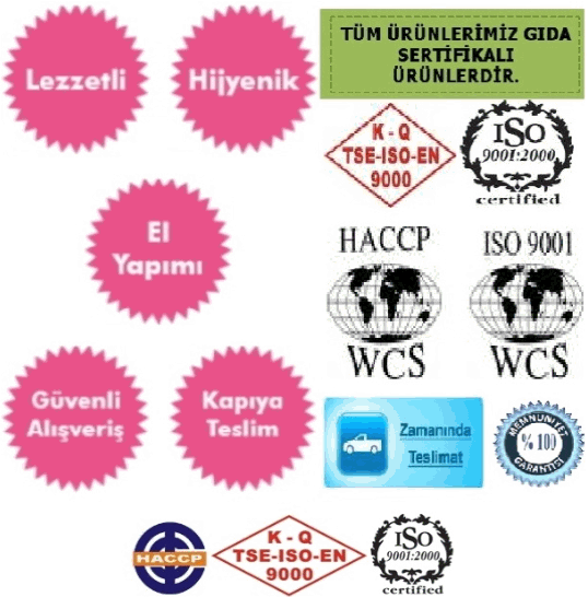 Samsun pasta siparişi sertifika güvenlik
